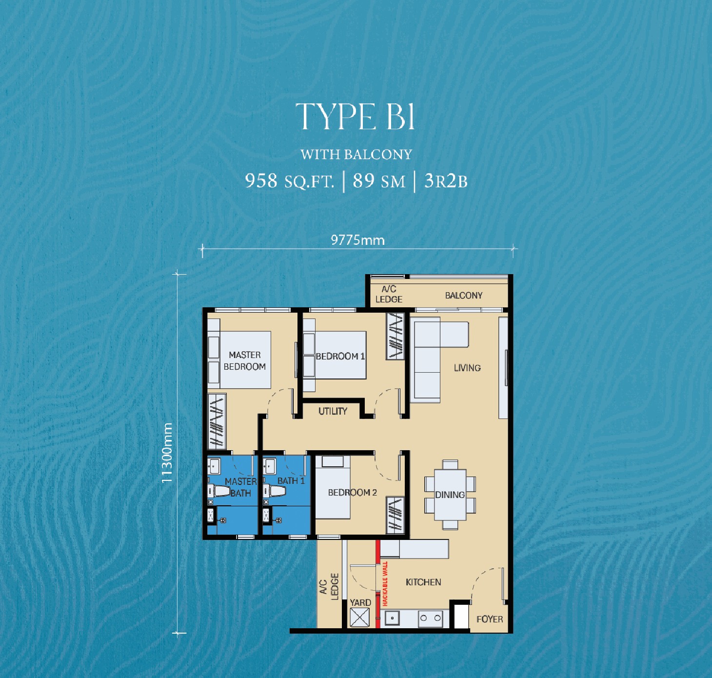 Type B1 Floor Plan